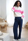 Rant &amp; Rave Lana Wide Short Leg Trousers, Dark Blue image