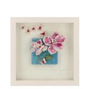 Rebeka Kahn ‘Wild Rose’ Framed Ceramic Artwork