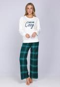 Rebelle Lets Get Cozy Pyjama Set, Green image