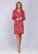 Rebelle Endless Love Long Sleeve Nightshirt, Red image