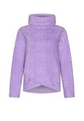 Rebelle High Neck Fleece Pyjama Top, Purple image