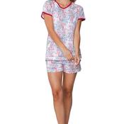 Rebelle Belle Shorts Pyjama Set, White Multi image
