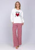 Rebelle Endless Love Pyjama Set, Red image