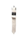 Remus Uomo Linen Tie &amp; Pocket Square, Stone image