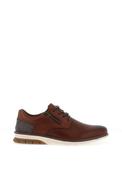 Rieker Men’s Perforated Casual Shoes, Brown image