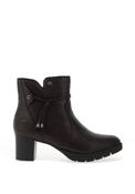 Rieker Leather Heeled Ankle Boot, Brown image