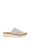 Rieker Womens Shimmer Mules, Beige image