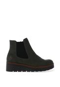 Rieker Womens Platform Chelsea Boots, Khaki image