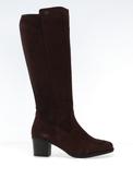 Rieker Womens Block Heel Knee High Boot, Brown image