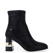Zanni &amp; Co Medan Shimmer Heeled Sock Boot, Navy image