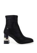 Zanni &amp; Co Medan Shimmer Heeled Sock Boot, Navy image