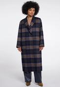 Rino and Pelle Adria Longline Coat, Navy Multi image