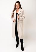 Rino &amp; Pelle Pinge Fluffy Knit Coat, Beige image