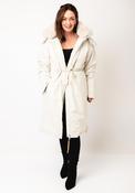 Rino &amp; Pelle Quinte Padded Long Coat, Beige image
