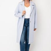 Rino &amp; Pelle Ellenoor Scuba Long Coat, Arctic Blue