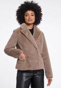 Rino &amp; Pelle Mayli Faux Fur Jacket, Taupe image