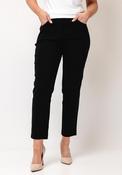 Robell Bella 09 Petite Ankle Grazer Trousers, Black image