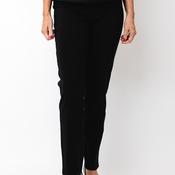 Robell Bella Full Length Slim Leg Trousers, Black