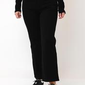 Robell Pull On Bootcut Fit Jeans, Black