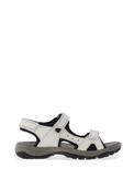 Rohde Womens Nubuck Leather Velco Strap Sandals, Off White image
