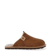 Rohde Womens Suede Fleece Lined Slippers, Tan image