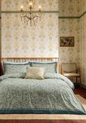 Morris &amp; Co Room Willow Floral Duvet Cover Set, Sage Green image
