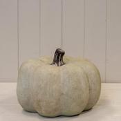 satchville Large Ceramic Pumpkin Ornament, Green image