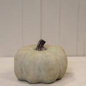 satchville Medium Ceramic Pumpkin Ornament, Green