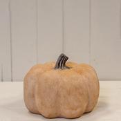 satchville Medium Ceramic Pumpkin Ornament, Orange image