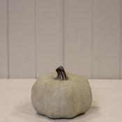satchville Small Ceramic Pumpkin Ornament, Green