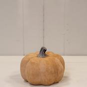 satchville Small Ceramic Pumpkin Ornament, Orange