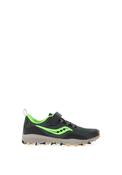 Saucony Boys Pererne 12 Mesh Velcro Trainers, Green image