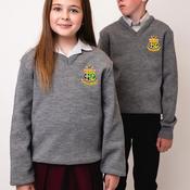 St. Columbas College Jumper, Grey image