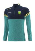 O’Neills Kids Donegal GAA Sedona Half Zip Top, Green image