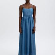 Selected Femme Janna Denim-Look Maxi Dress, Blue image