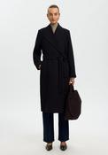 Selected Femme Zia Wool-blend Long Coat, Black image