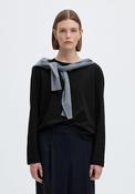 Selected Femme Essential Long Sleeve Top, Black image