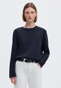 Selected Femme Essential Long Sleeve Top, Navy image
