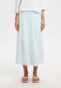 Selected Femme Pinstripe Midi Skirt, Blue and White image