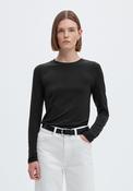 Selected Femme Manja Long Sleeve Top, Black image