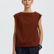 Selected Femme Calli Sleeveless Top, Brown