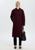 Selected Femme Wool-blend Long Coat, Wine image