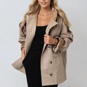 Selected Femme Kylie Contrast Cord Jacket, Beige image