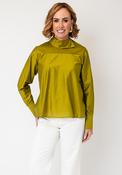 Selected Femme Connie High Neckline Blouse, Green image