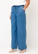 Selected Femme Relaxed High Waisted Jeans, Medium Blue Denim image