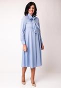 Serafina Collection One Size Striped Shirt Dress, Blue image