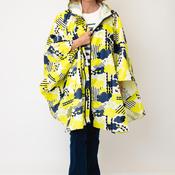 Serafina Collection One Size Sky Rain Poncho, Lime Green