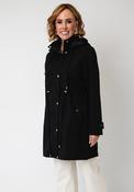 Serafina Collection Longline Raincoat, Black image