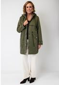 Serafina Collection Longline Raincoat, Green image