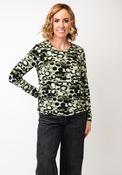 Sunday Circle Print Jersey Top, Green image